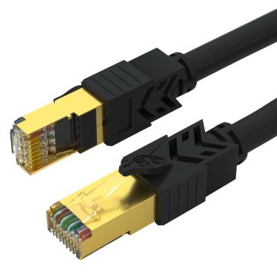 China Cable de red de cable de parche aislado con conductor de cobre CAT8 en venta