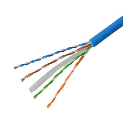 China 5.5MM CAT5 Lan Cable CAT5 Ethernet Cable HDPE Insulation PVC Jacket for sale