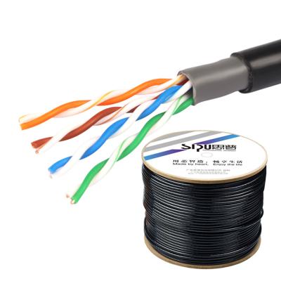China AWG UTP Cat5e CAT5 Lan Cable CCA 305M 1000ft With CE Cetification for sale