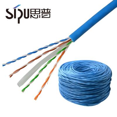China Cable de red de 6.0 mm Cca Rj45 Cat6 de duración Utp 4pr 23awg Cable de red de Cat 6 en venta