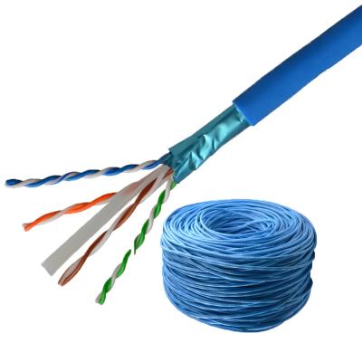 China Color azul 305M 23awg UTP/FTP CAT6 Lan Cable OEM Package Box en venta