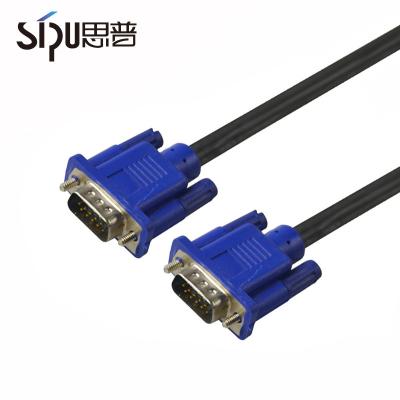 Китай Мультимедийные VGA мониторные кабели для подключения к ноутбуку телевизора позолоченный ПВХ жакет продается