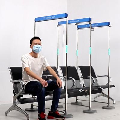 China Reusable Countertop Plastic Shield PVC Sneeze Guard Perspex Sneeze Screens For Desks for sale