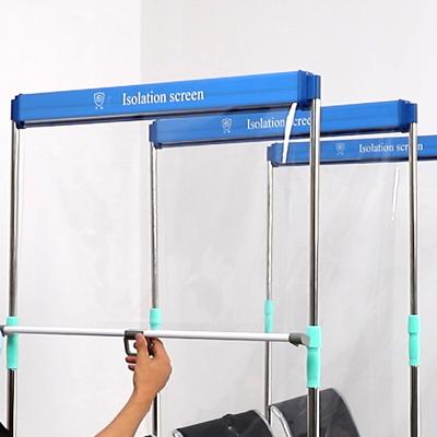 China Plexiglass Medical Hanging Sneeze Guard for sale