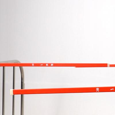 China ABS One Meter Protection Pole Queue Belt Barrier Road Safety Railing Reusable à venda