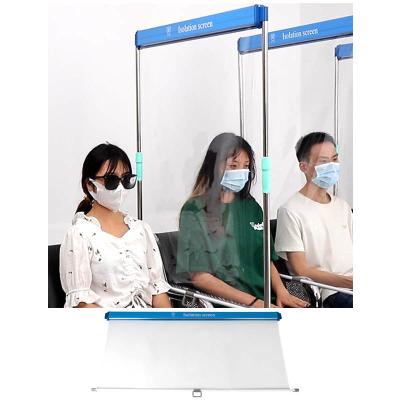 China Perspex Floor Standing Sneeze Shield for sale
