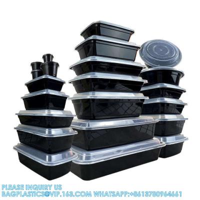 China Cajas OEM/ODM Para Comidas Plásticos Contenedor de alimentos desechables de microondas Caja de comida de plástico Bento Tray Contenedor en venta