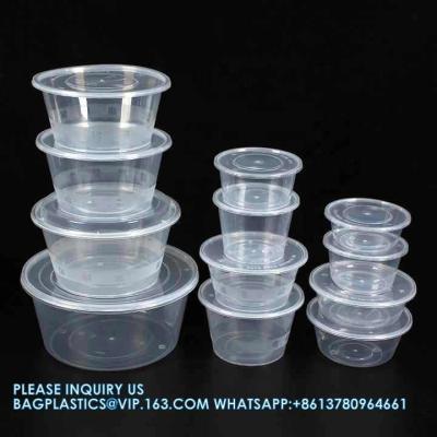 China 900ml Microwave Plastic Food Packaging Meal Prep Containers,Lunch Box Plastic BPA Free Plastic Bowl for sale