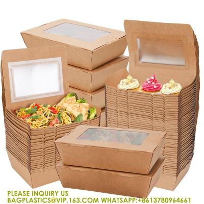 China 40 Oz Take Out Food Containers (50 Pack) Disposable Kraft Paper Food Container Takeout Box for sale