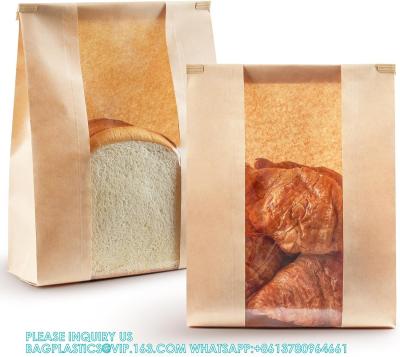 China Large Kraft Paper Bread Bags Homemade Bread Loaf Bags 14