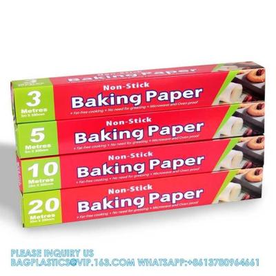 China Pre Cut Food Grade Paper Colored Baking Parchment Baking Sheet/Roll Baking Foil Paper Aluminium Tin Foil Roll Price for sale