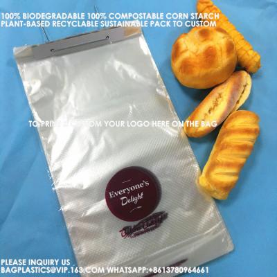 China Auto Packaging, Factory Customized Size Micro Perforate Pla Bread Packaging Wicket Bag Bread Cellophane Bag for sale