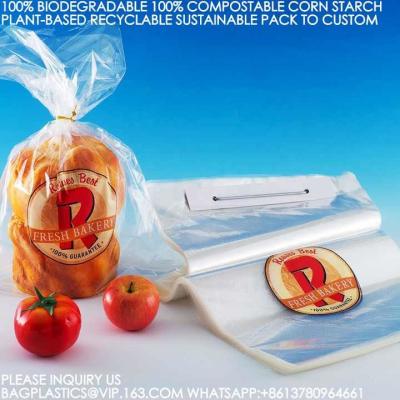 China Recyclable Sustainable Micro Perforate Bag With Customized Size BOPP Wicket Bread Cellophane Packaging Bag for sale