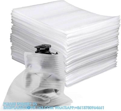 China Bolsas de almohadilla de envoltura de espuma, bolsas de espuma de 8x12 pulgadas para proteger tazas, vasos, vasos, china y platos en venta