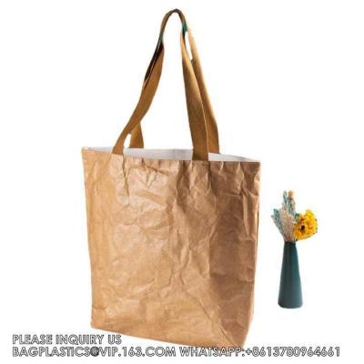 China Reusable Waterproof Grey 1070D Tyvek Paper Custom Tote Bag Shopping Bag With Zipper fashionable tyvek tote bag for sale