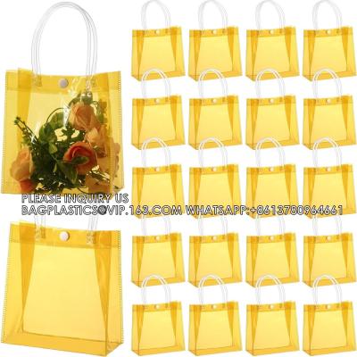 China Gift Wrap Tote Bag Reusable Treat Bags Wrapping Gifts Bags For Party Favors Wedding 6.3 X 5.9 X 2.8 In(Gold) for sale