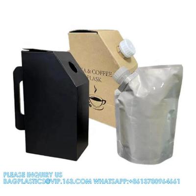 China Aluminum Foil Coffee Spout Pouch / Hot Coffee Box Dispenser Coffee Spout Pouch hot Coffee Box Dispenser Coffee Bag for sale