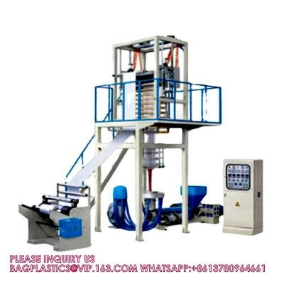 China Plastic Extruders Film Blowing Machine PE Single Layer Extrusion Blowing Machine Customized Machine for sale