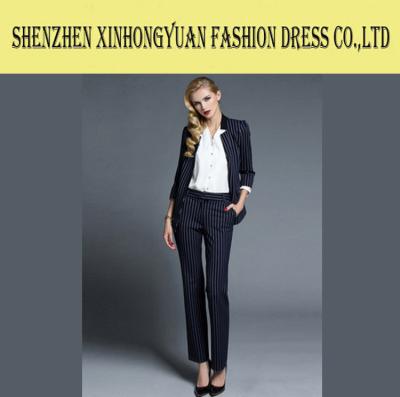 Chine Les vêtements de travail d'entreprise d'affaires de dames de blazer des femmes faites sur commande de vestes anti-rétrécissement à vendre
