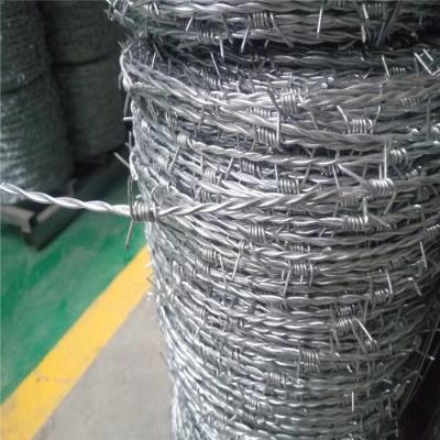China 30m X 1.7mm Galvanized Barbed Wire for sale