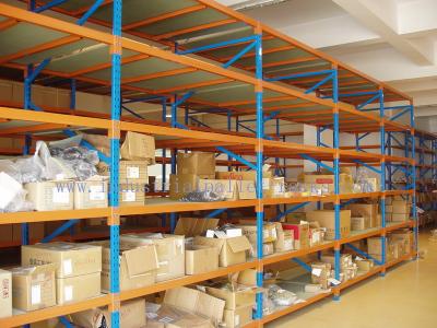 China Teardrop Multi Layer 82FT/2.5M Industrial Metal Shelving In Warehouse Storage Solution for sale