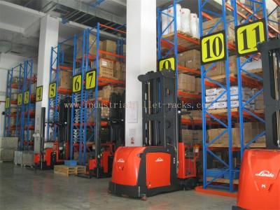 China 5m / 16.5 FT Height Narrow Ailse Industrial Pallet Rack System Saving Space & Manpower for sale