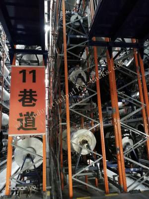 Chine 24 mètres système automatisé par taille de stockage et de récupération dans la gestion de tissus de roulement à vendre