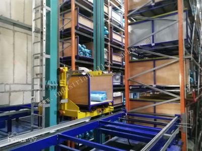 China Chain Slat Conveyor Light Weight Automated Storage And Retrieval System Multi Levels Storage for sale