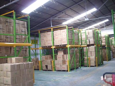 China Customized height Drive in warehouse pallet racking , steel racking system for sale
