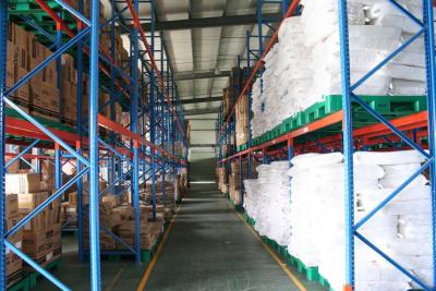 China Conventional Cold Rolled Steel Storage Pallet Racking , Industrial Storage Racks for sale