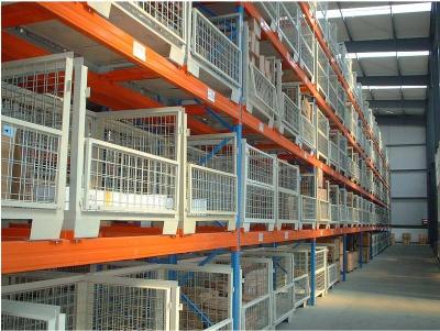 China Durable  Metal heavy duty selective pallet rack with Multi - Level shelves for sale