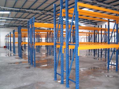 China Carbon steel selective pallet rack with phosphorus antirust / spray powder finished for sale