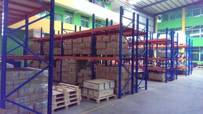 Chine support résistant en acier d'étagère pour le central logistique, système de défilement ligne par ligne d'entrepôt à vendre