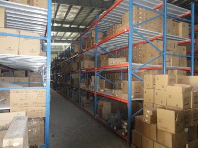 China powder coating / galvanized finished heavy duty shelving factory storage racks for sale