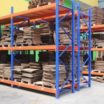 China 2000kg Blue / Orange pallet heavy duty shelving , customized stores racking system for sale
