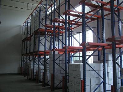 China Pallet Forklift trucks Drive In Racking for homogeneous low - rotation products for sale