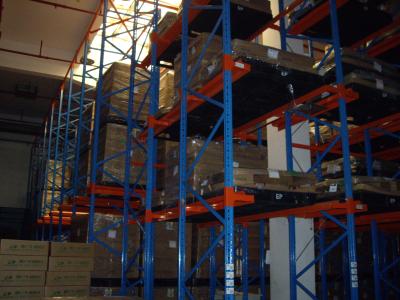 China one access aisle Drive in industrial pallet racks for warehouse storage , 1500KG for sale