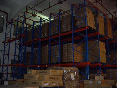 China both side access double - deep Drive In Pallet Racking for industrial storage for sale