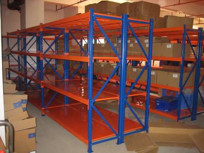China Logistic central medium duty steel shelves selective racking system with powder coated for sale