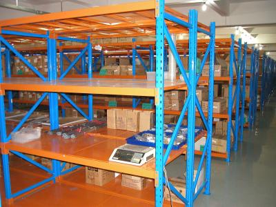 China industrial galvanized pallet racking system multi tier shelving , 200kg to 500kg for sale