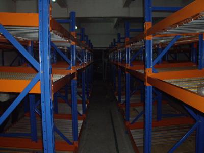 China distribution center Carton flow rack , Custom selective multi tier shelving for sale