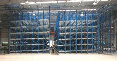 China 1500KG pallet rotation FIFO carton Flow Racks with roller track movement for sale
