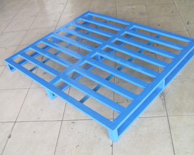 China Customized Painting Steel Pallet Warehouse Equipments, Standard Pallet Size For Storage for sale