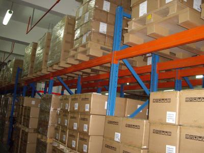 China Conventional SKU Double Deep Racking With Spray Powder Coated Finished for sale