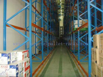 Cina Racking molto stretto su misura della navata laterale, sistemi di racking del magazzino dello spazio di esercizio in vendita