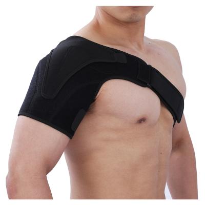 China Thumb Buckle Design Shoulder Support Compression Sleeve Pain Relief Recovery Shoulder Brace for Men & Women for sale