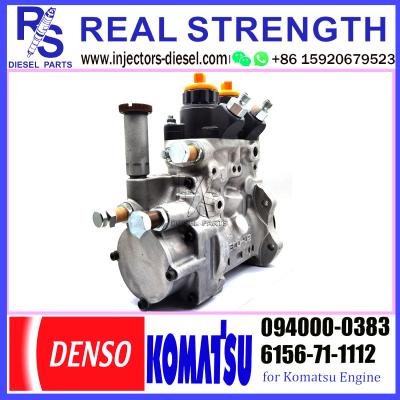 China DENSO pump 094000-0383 Diesel Engine Fuel Pump 094000-0383 For Komatsu 6156-71-1112 6156-71-1111 6156-71-1110 for sale