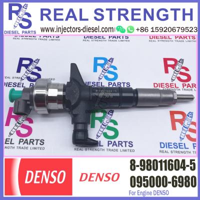 China DENSO ISUZU 4JJ1 D-MAX 3.0 auto parts Denso diesel fuel injector nozzle injector nozzles 095000-6980 8-98011604-5 for sale