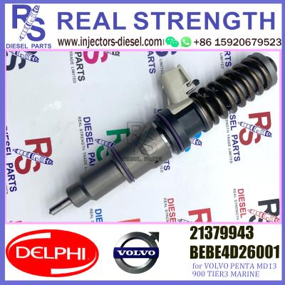 China DELPHI 4pin injector 21379943 Diesel pump Injector Vo-lvo 21379943 BEBE4D26001 E3.18 for  Vo-lvo PENTA MD13 900 TIER3 MARI for sale