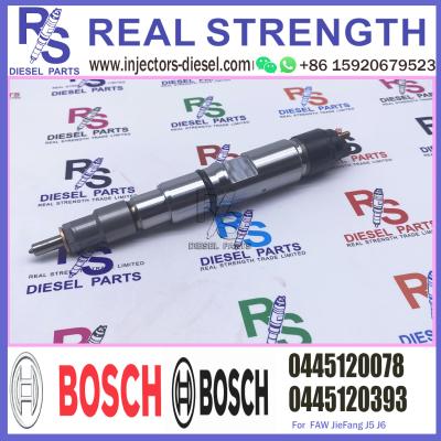 China OEM BOSCH Diesel Injector Faw Engine Bosch Common Rail Injector 0445120078 for sale